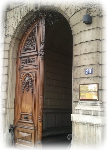 porte du 29 place Bellecour adresse du 29